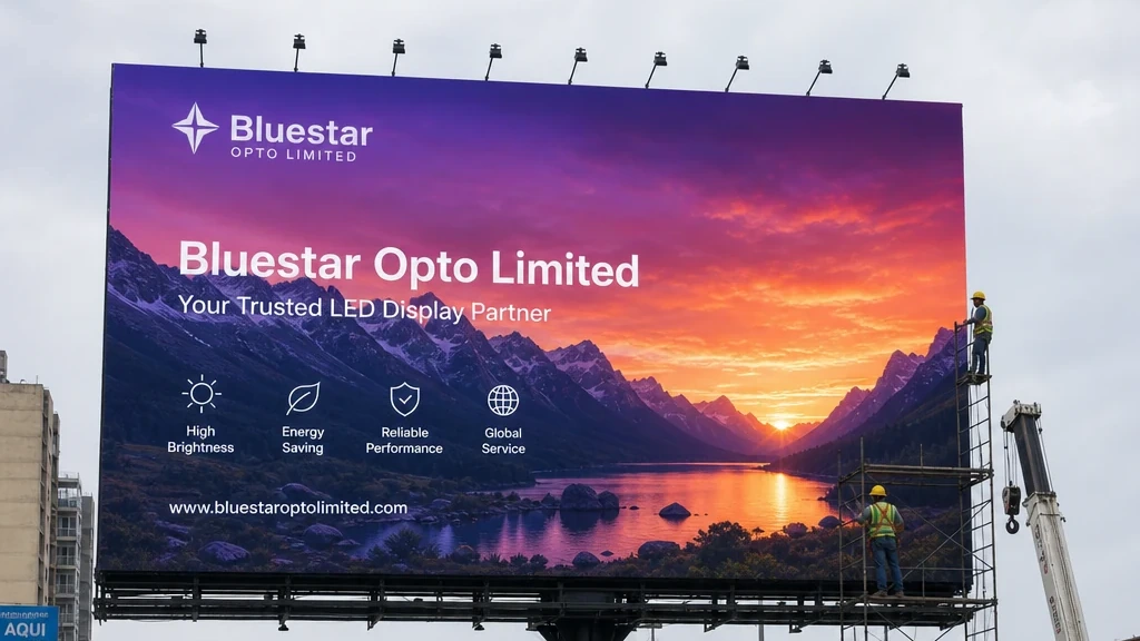 Bluestar P5 LED display application case