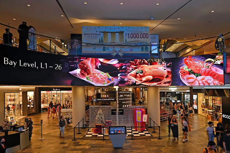 Indoor LED video wall project reference