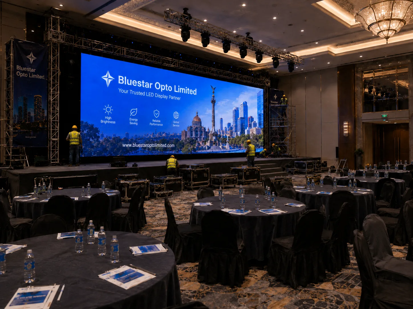 Conference hall LED video wall case thumbnail 3