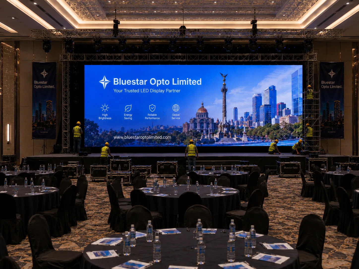 Conference hall LED video wall case thumbnail 5