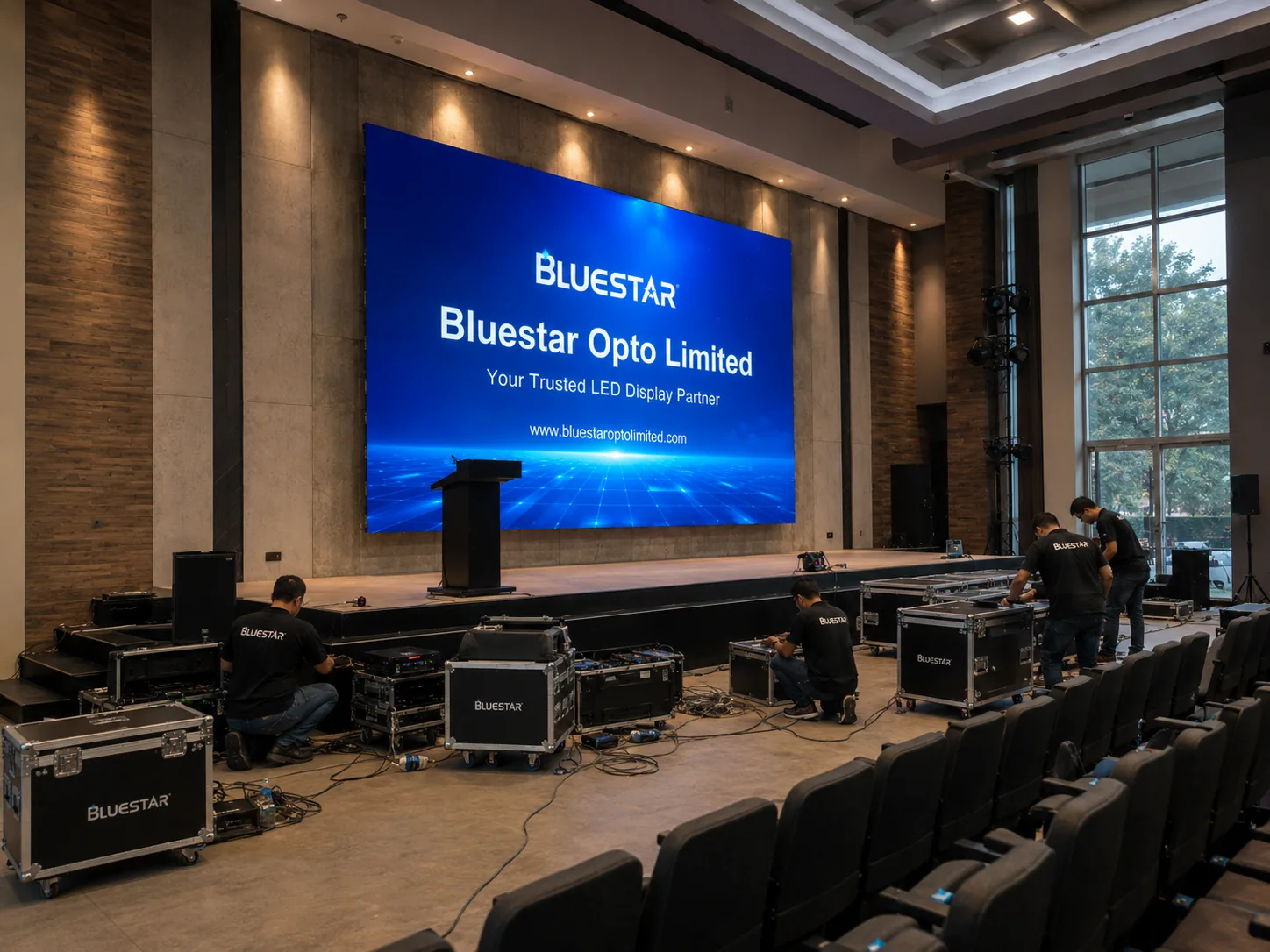 Corporate showroom LED screen case thumbnail 2