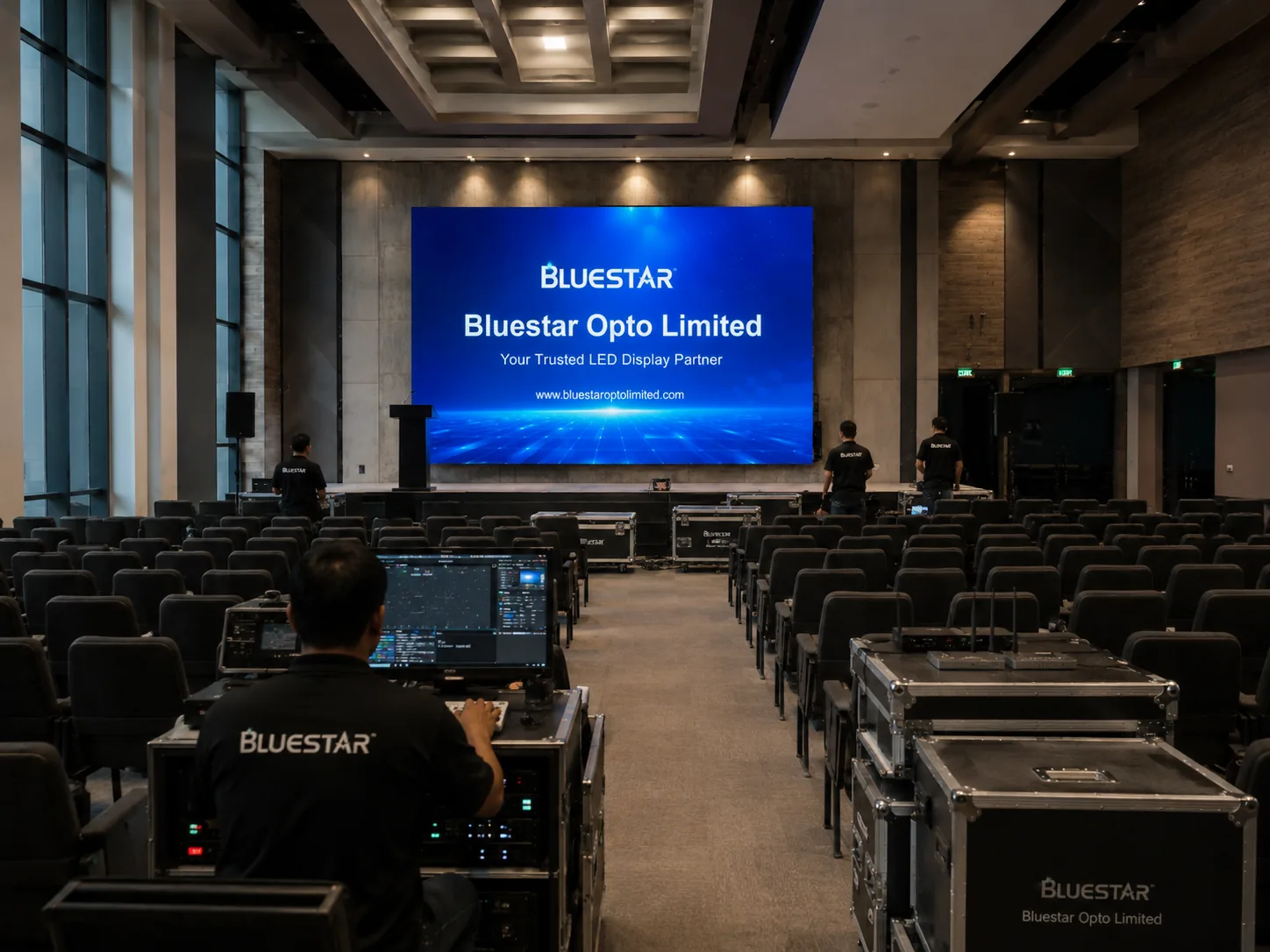 Corporate showroom LED screen case thumbnail 3