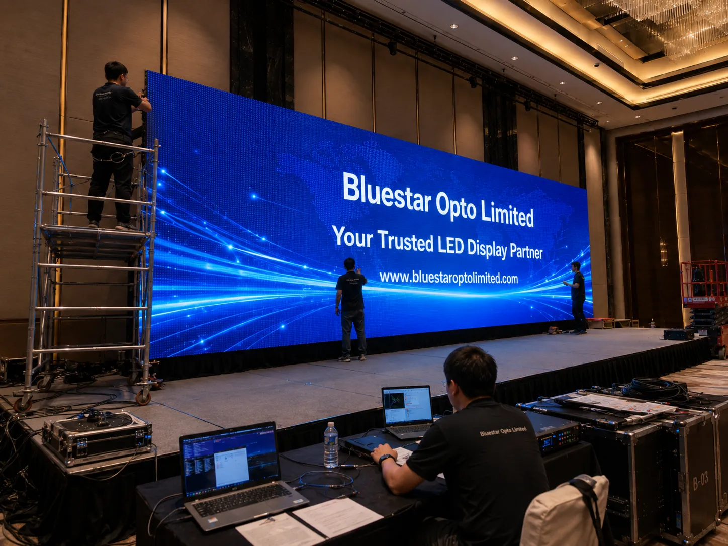 Event venue LED screen calibration case thumbnail 2