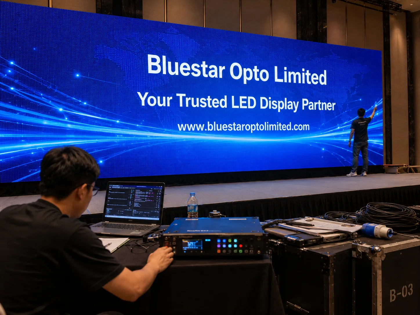 Event venue LED screen calibration case thumbnail 4
