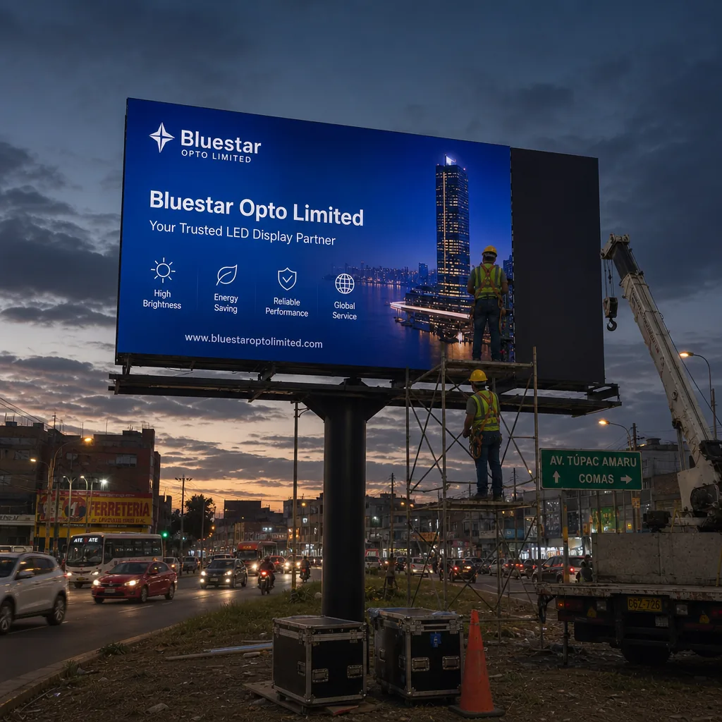Roadside high-brightness LED billboard case