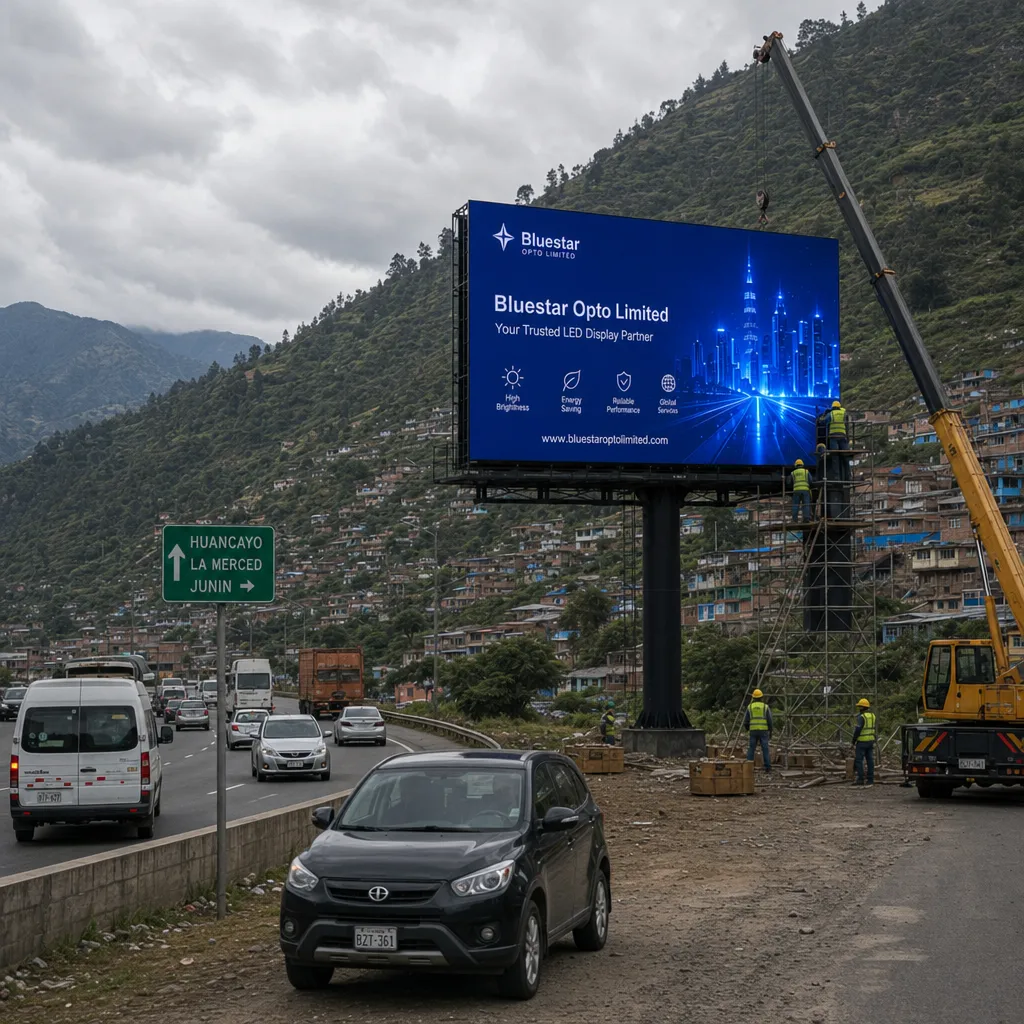 Outdoor billboard structure installation case thumbnail 3