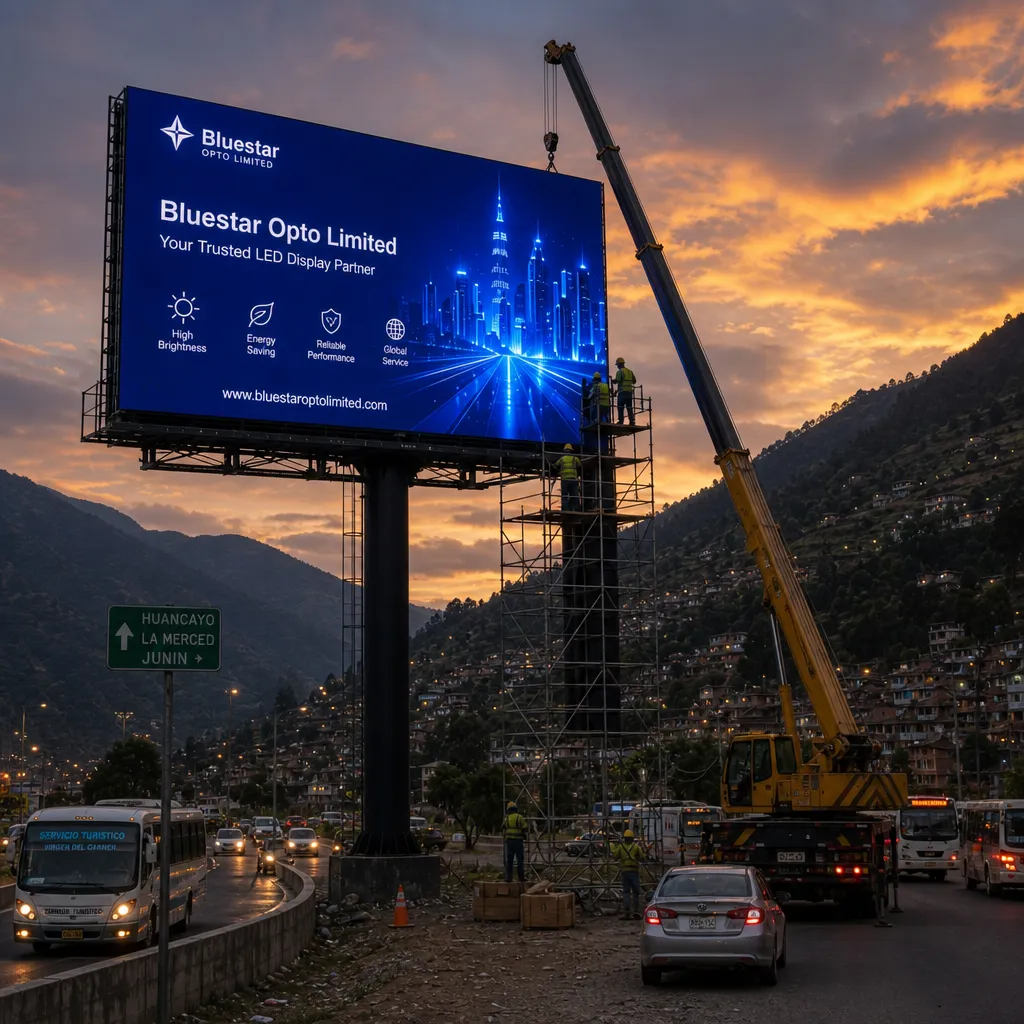Outdoor billboard structure installation case thumbnail 4