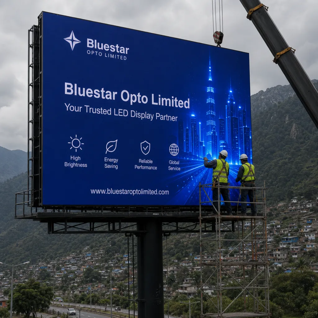 Outdoor billboard structure installation case thumbnail 5