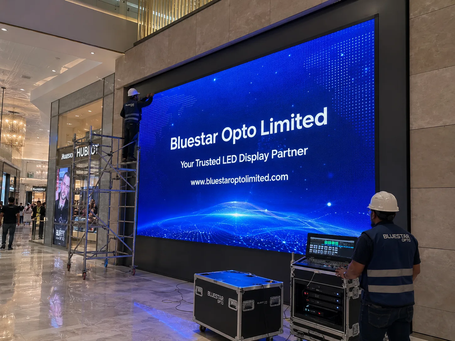 Retail plaza LED video wall case thumbnail 4