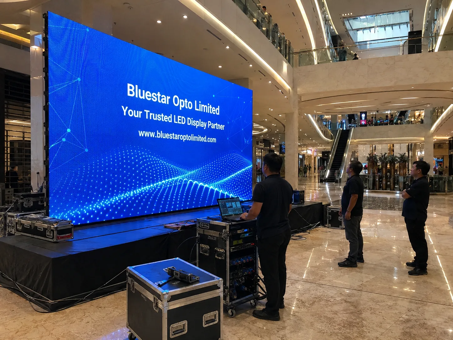 Commercial mall LED display installation case thumbnail 2