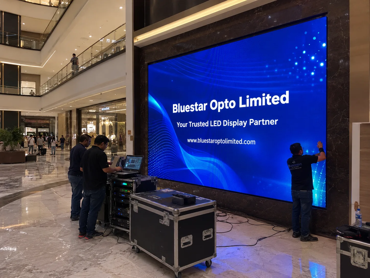 Commercial mall LED display installation case thumbnail 3
