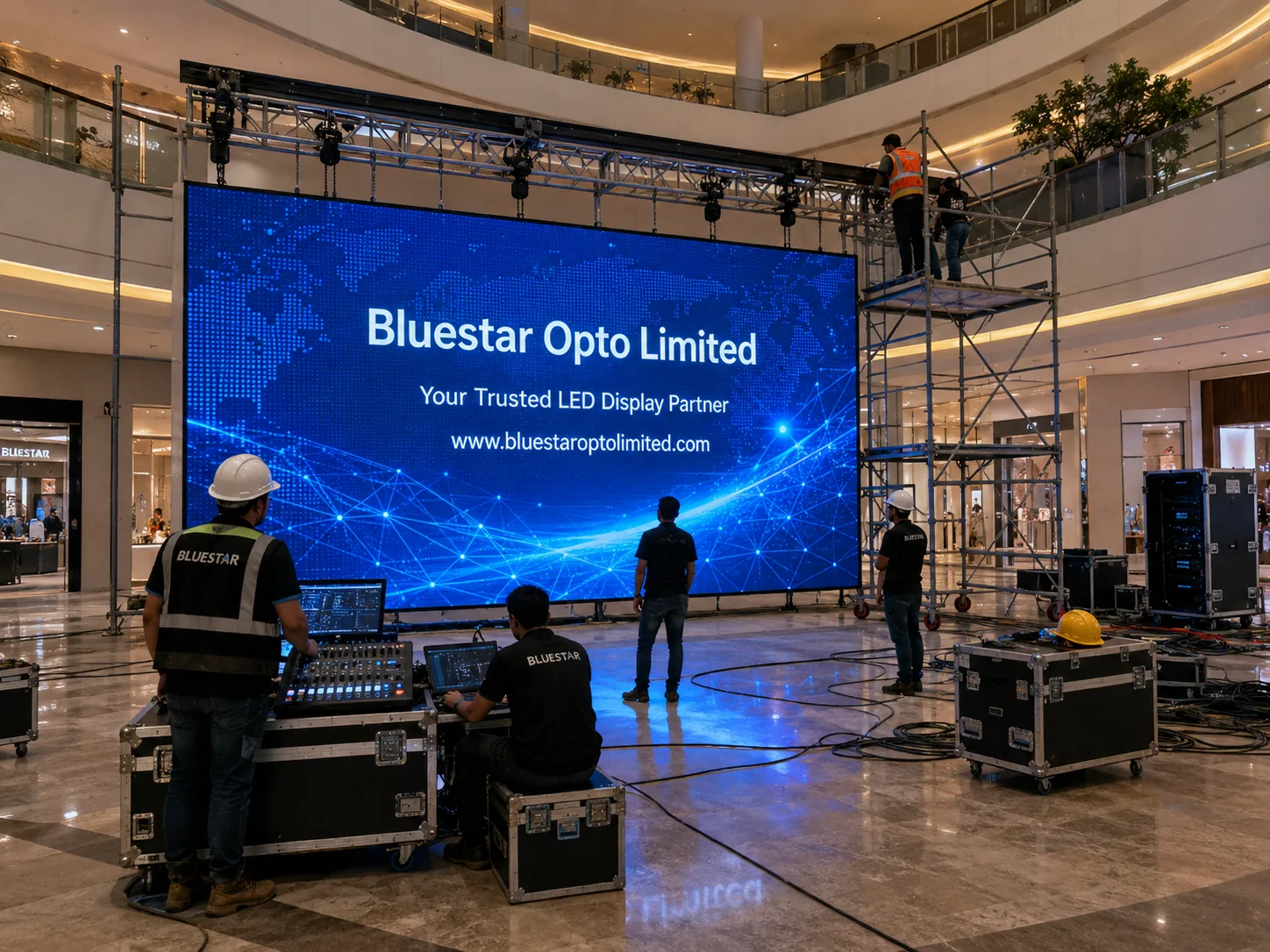 Commercial mall LED display installation case thumbnail 4