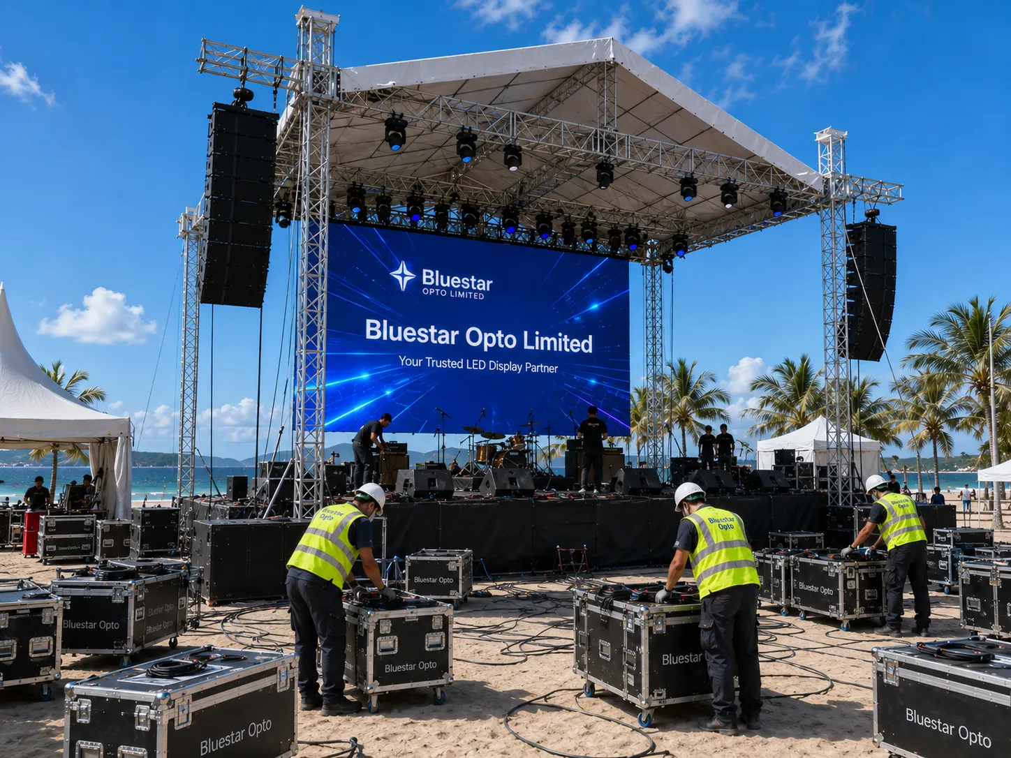 Open-air event LED display case thumbnail 2