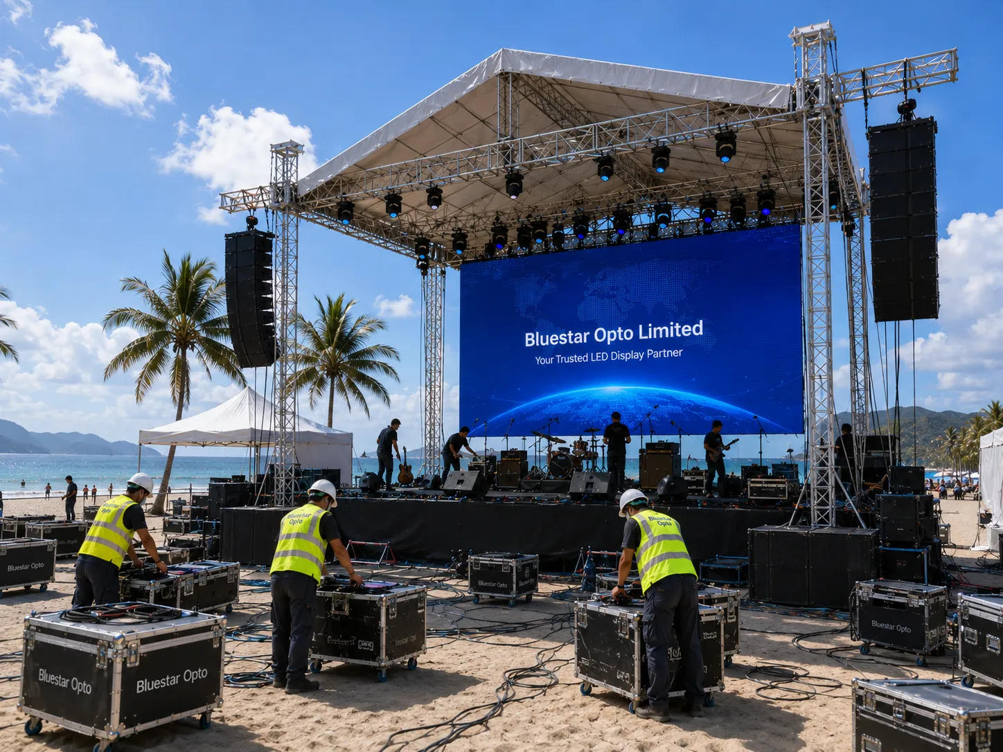 Open-air event LED display case thumbnail 3