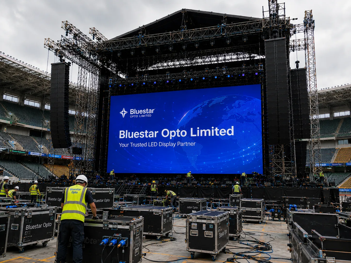 Concert stage rental LED screen case thumbnail 3
