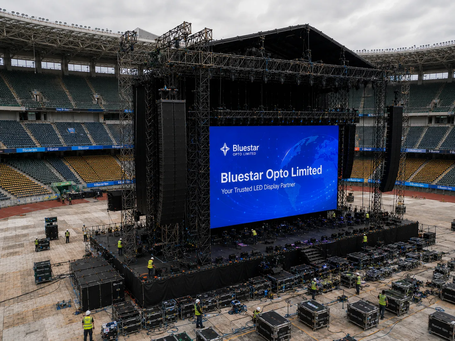 Concert stage rental LED screen case thumbnail 4