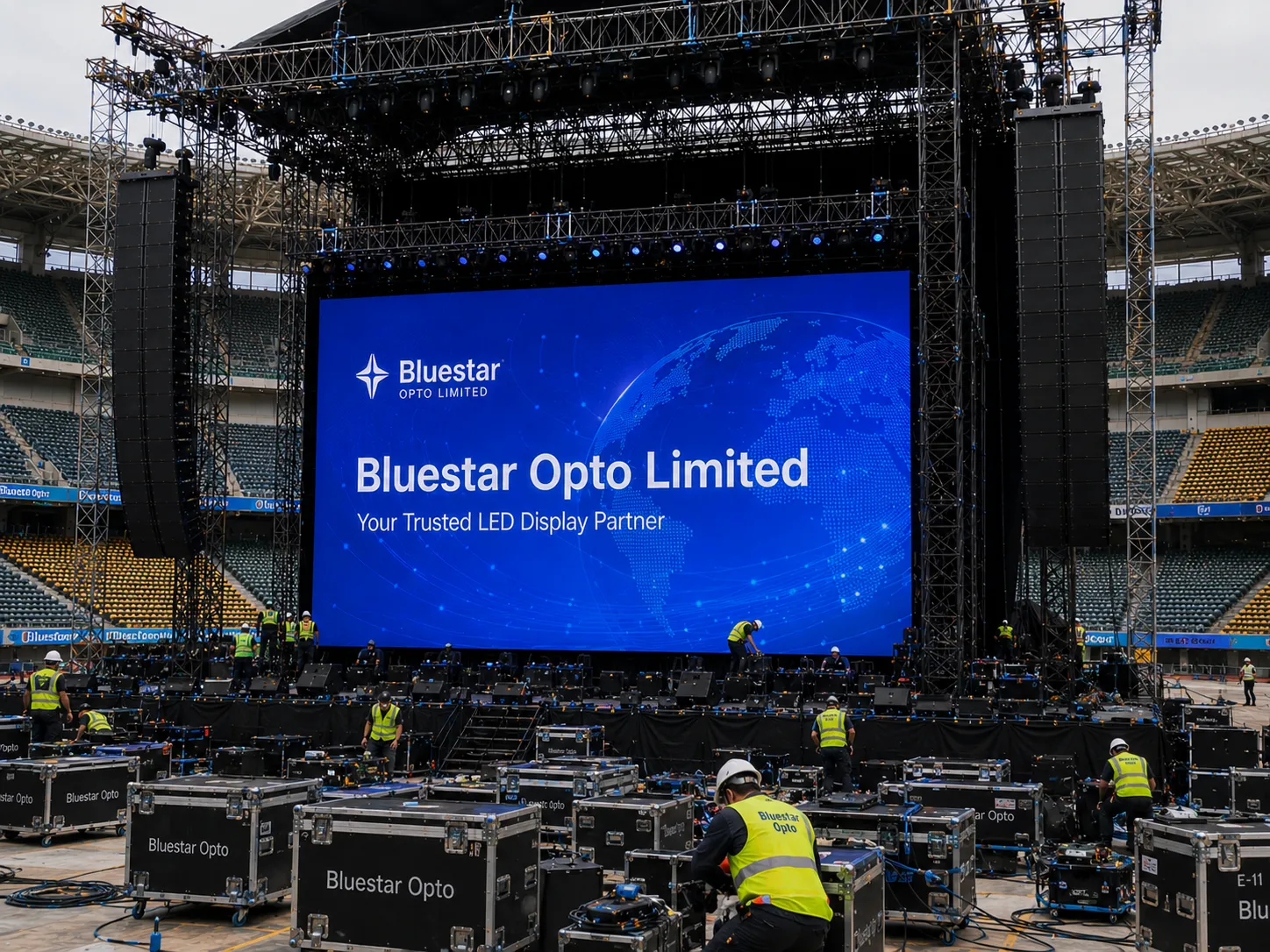 Concert stage rental LED screen case thumbnail 5