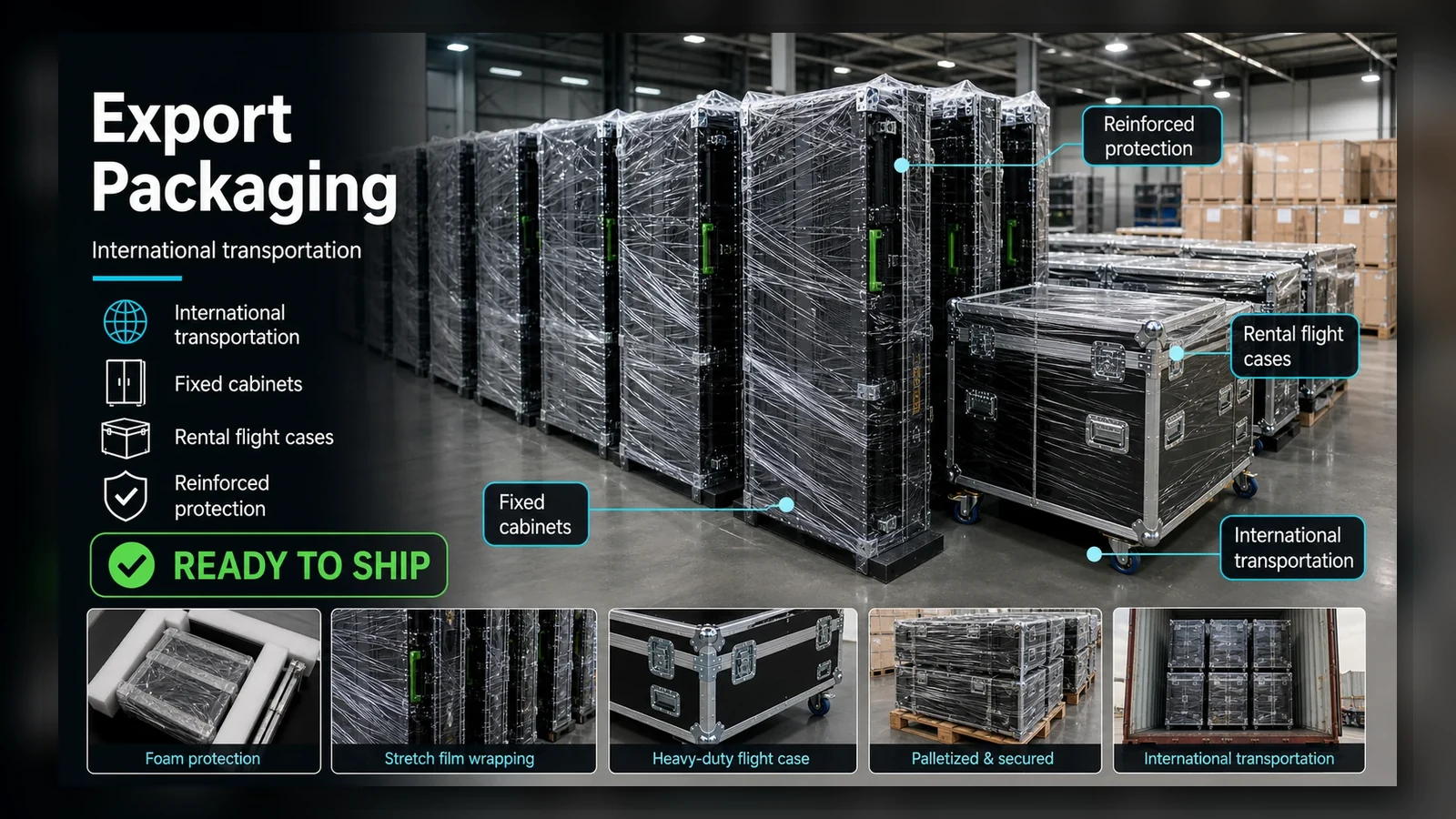 LED export packing