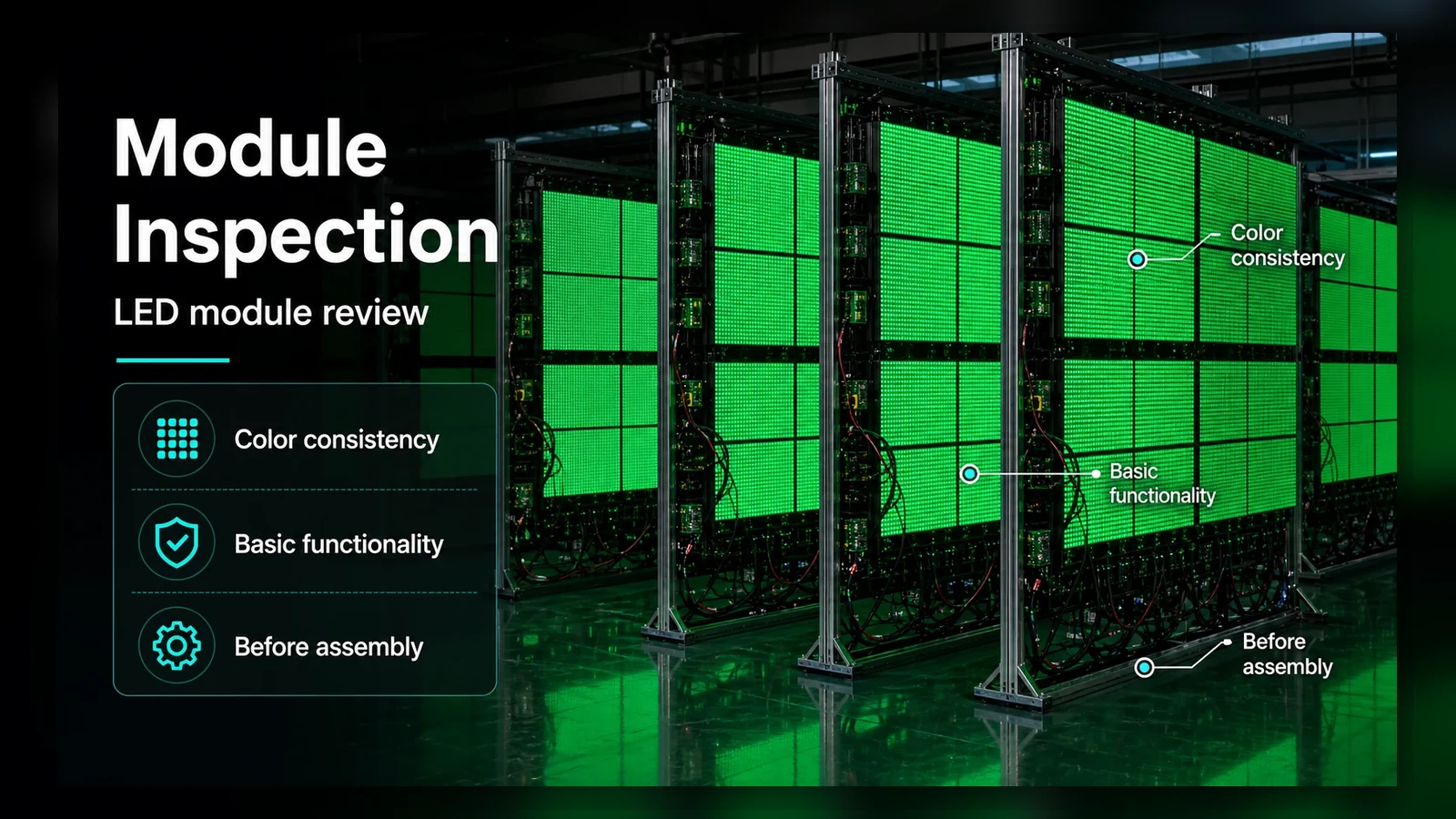 LED module inspection